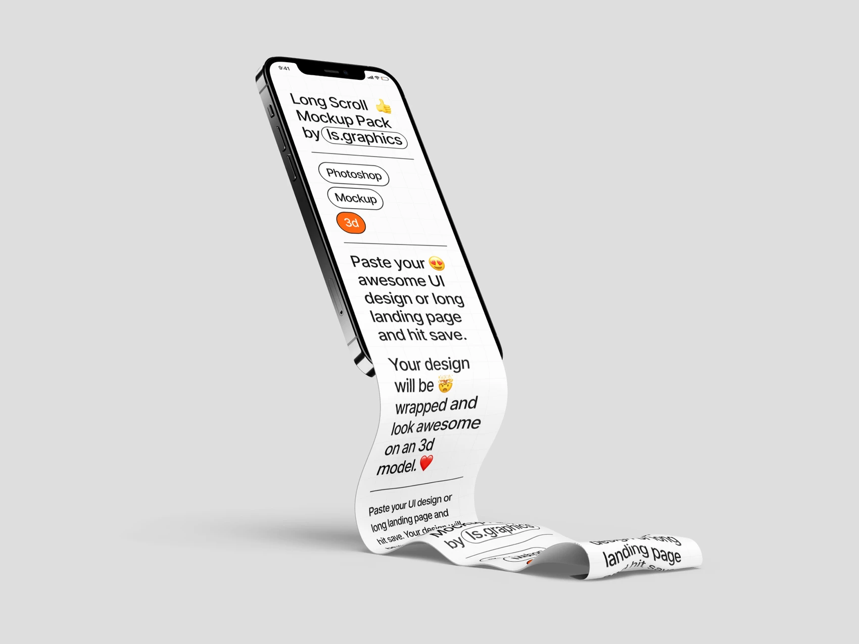 Long Scroll Mockups, 16 1