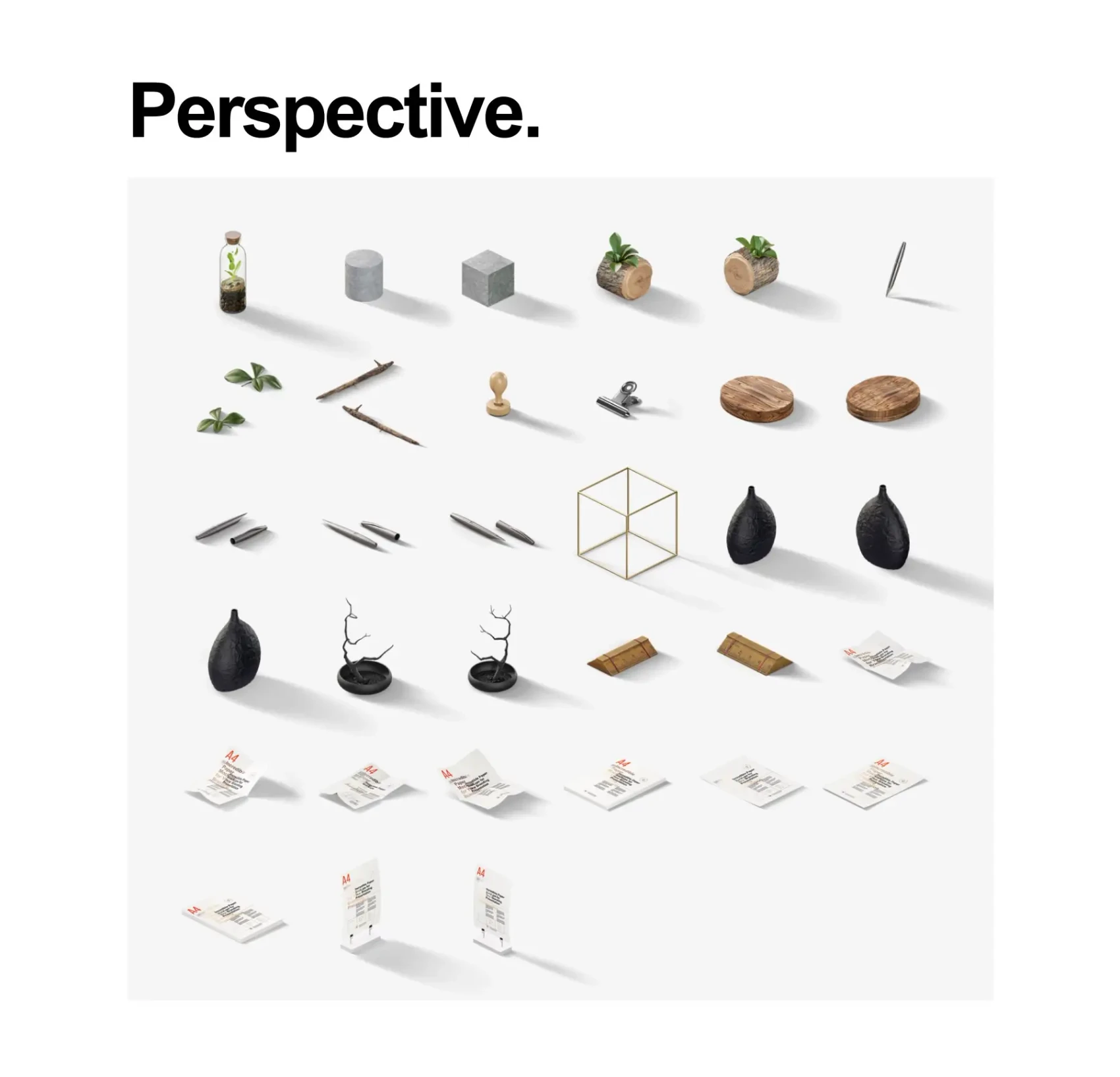 Paper Branding Mockups Bundle 15