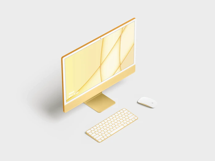 iMac 24-inch Mockups, 04 2