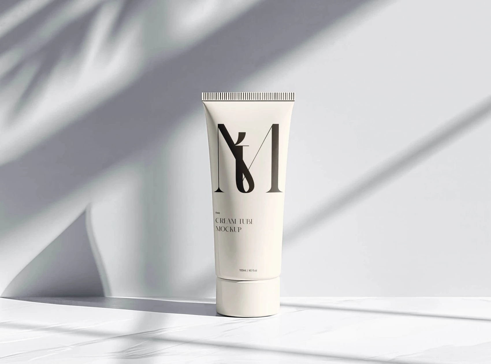 Free Stylish Cream Tube Mockup 1