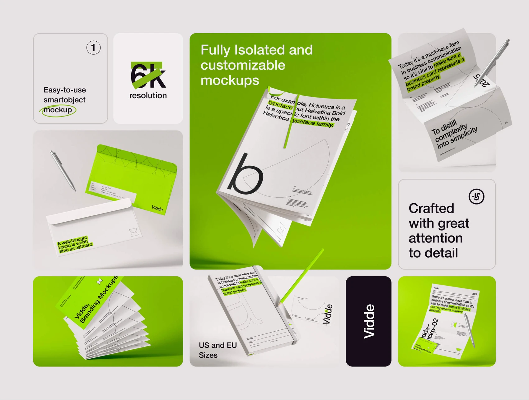 Vidde, Branding Mockups 2