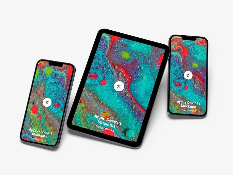 Apple Mockups Bundle, Realistic, 17