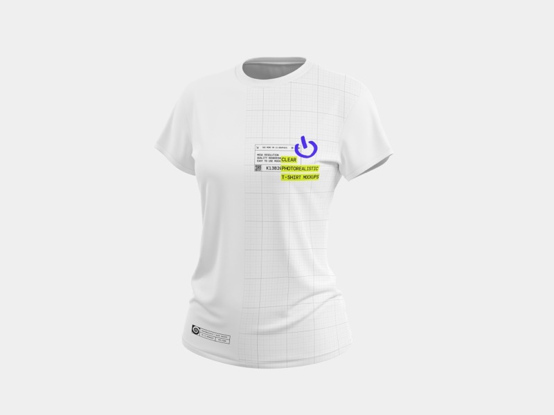 T-Shirt Mockup, Style 01, 07