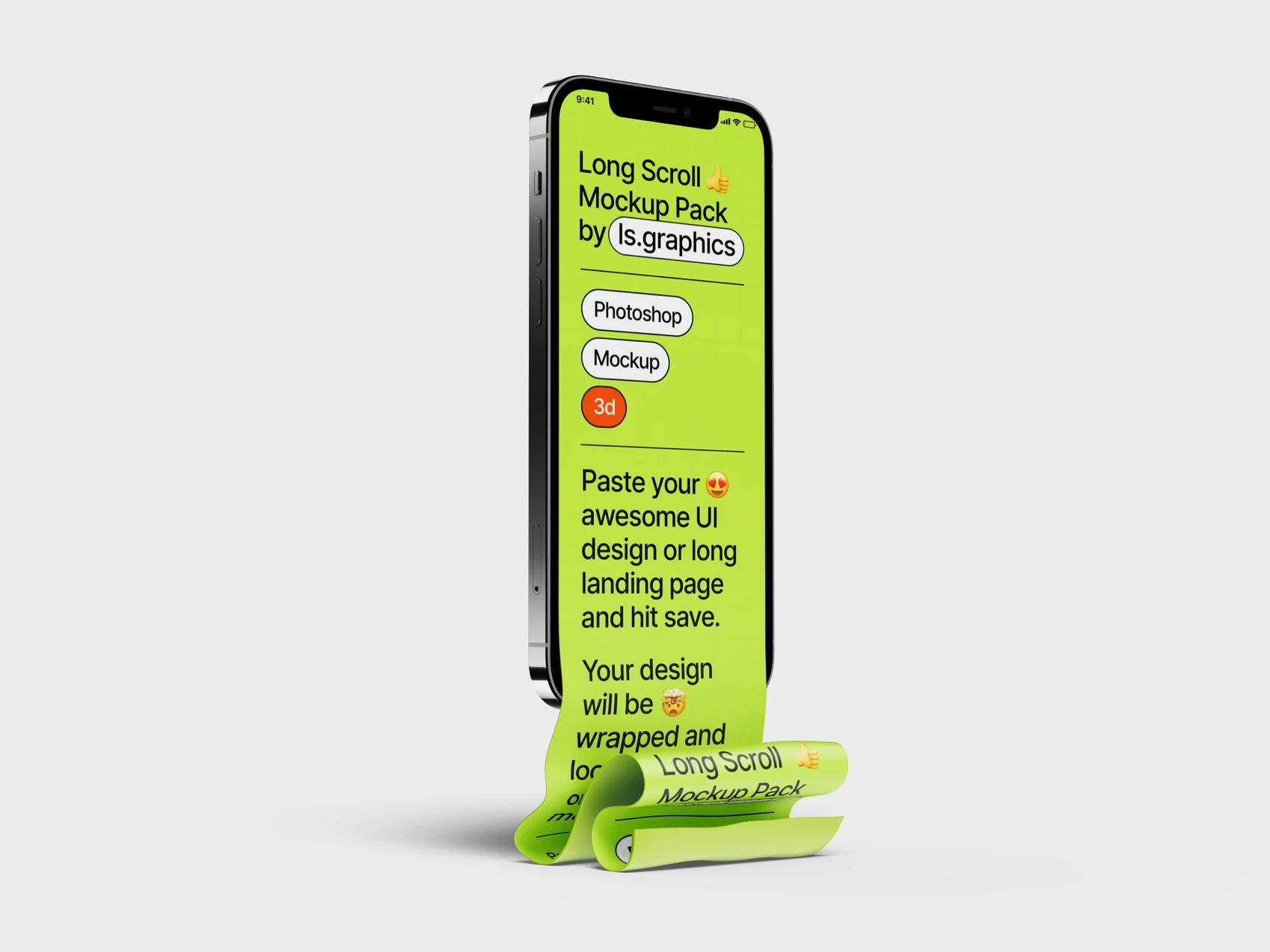 Long Scroll Mockups, 15 1