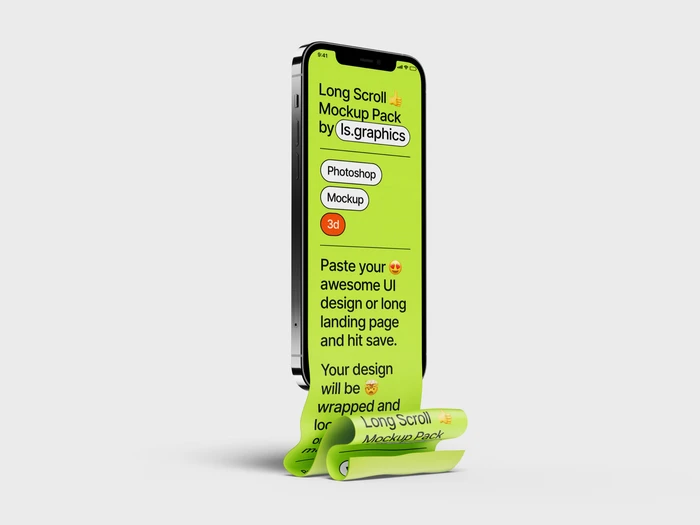 Long Scroll Mockups, 15