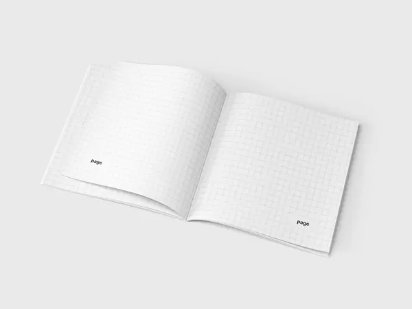 Magazine Mockup, Square, 05
