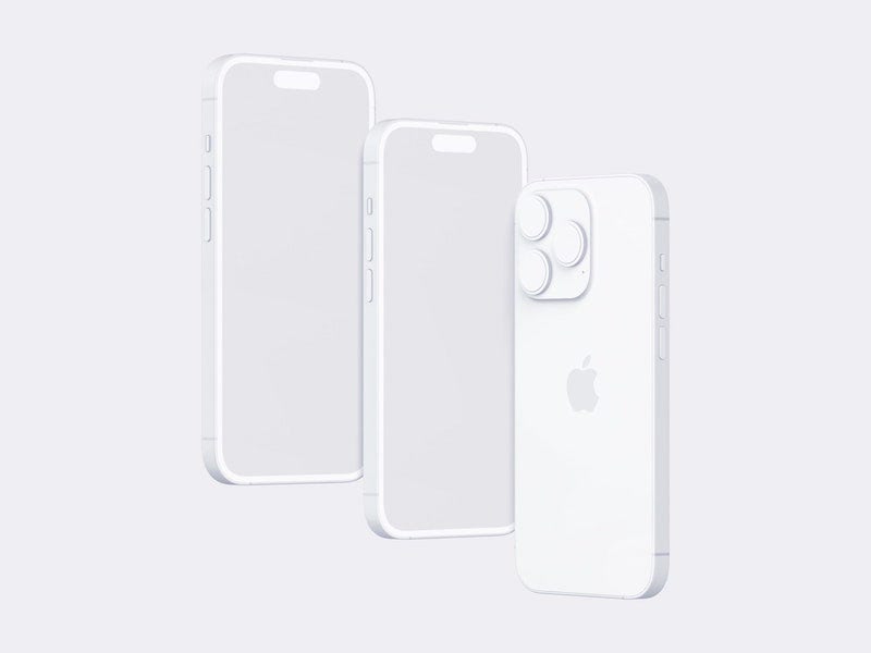 iPhone 14 Pro Clay Mockup, 07