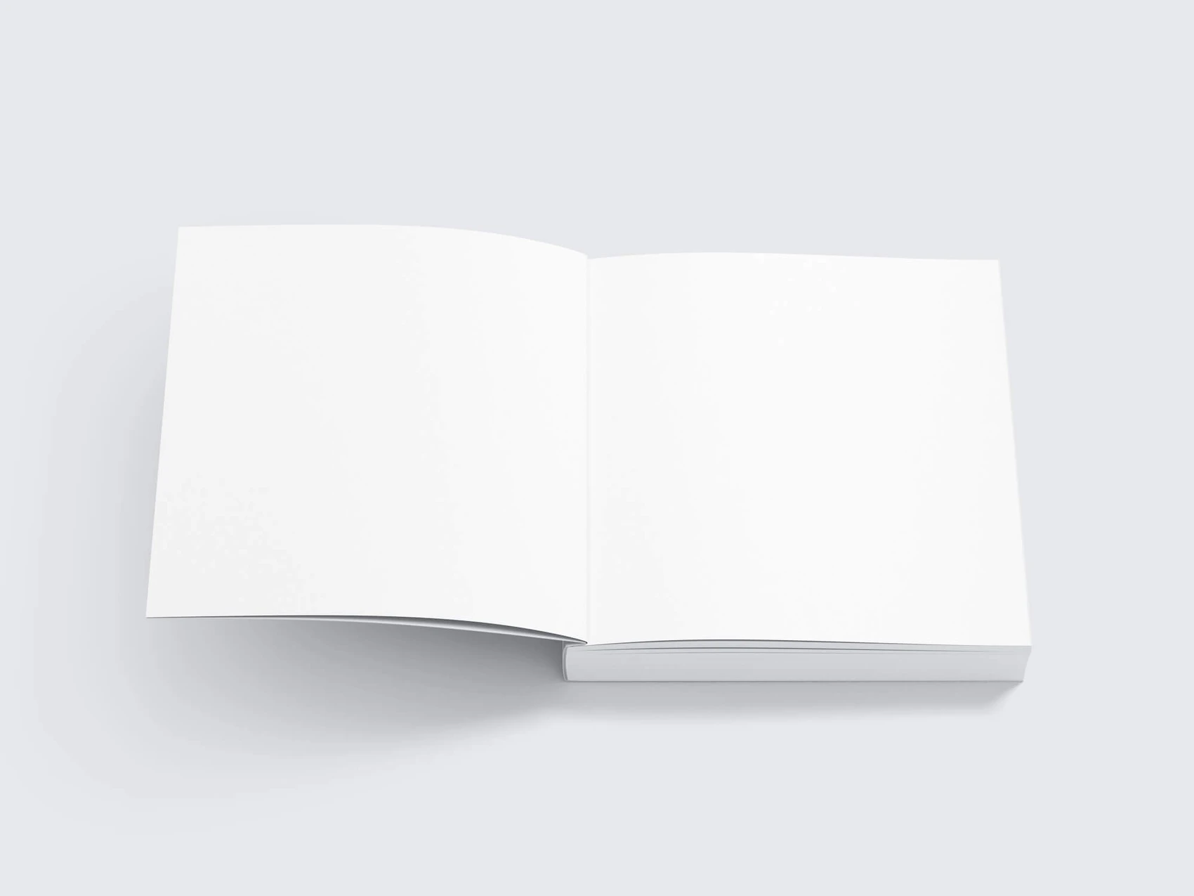Book Mockup, Square-Angled, 10 1