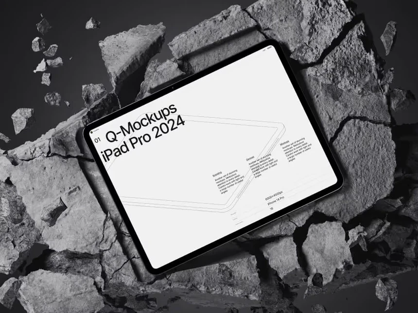 Q-Mockups: Apple Devices 12