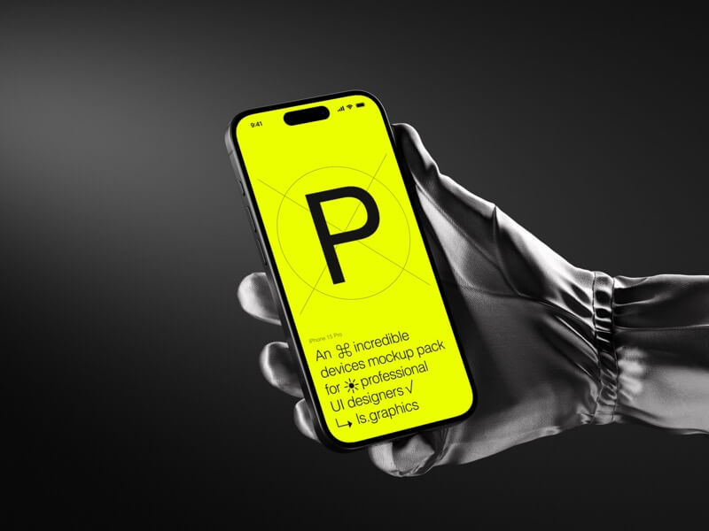 P-Mockups, iPhone 15 Pro, 03