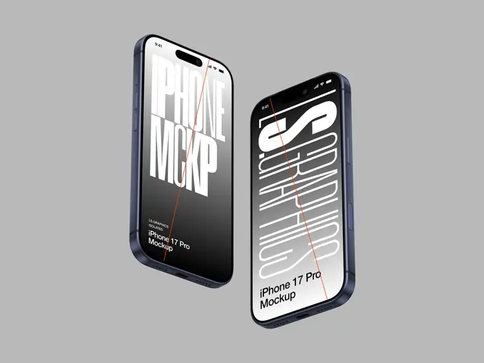 iPhone 17 Pro Mockup, Scene 16