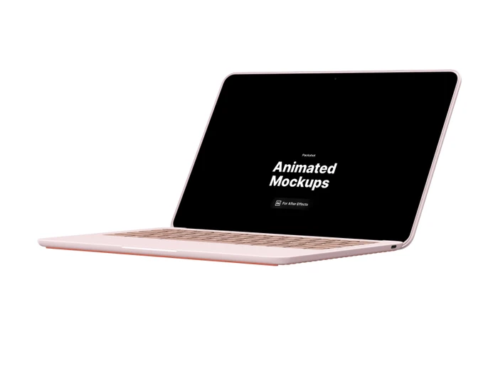 PixelBook Go Looped Animated Mockup, 04