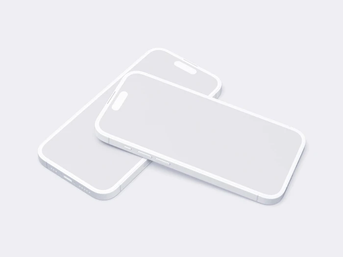iPhone 14 Pro Clay Mockup, 01 1