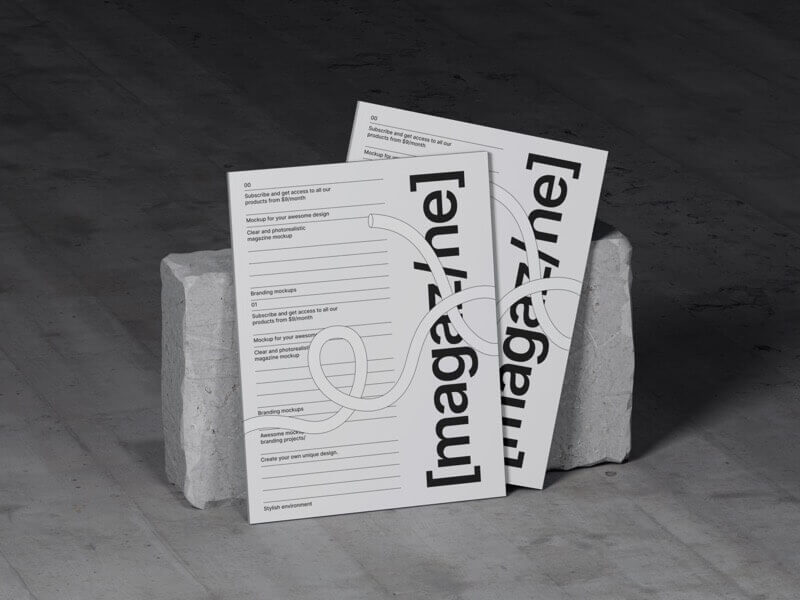 Bode, Magazine Mockups, US, 16