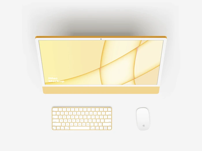 iMac 24-inch Mockups, 10