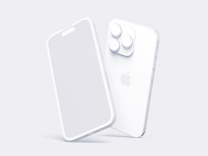 iPhone 14 Pro Clay Mockup, 10