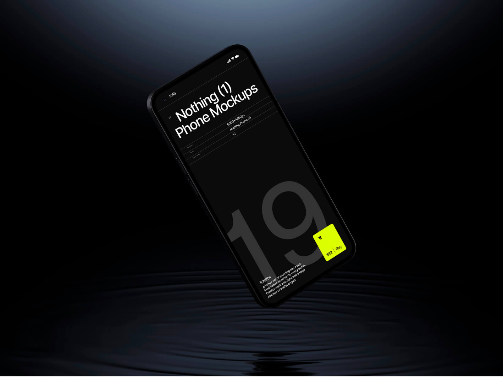 Free C-Mockup: Nothing Phone (1)