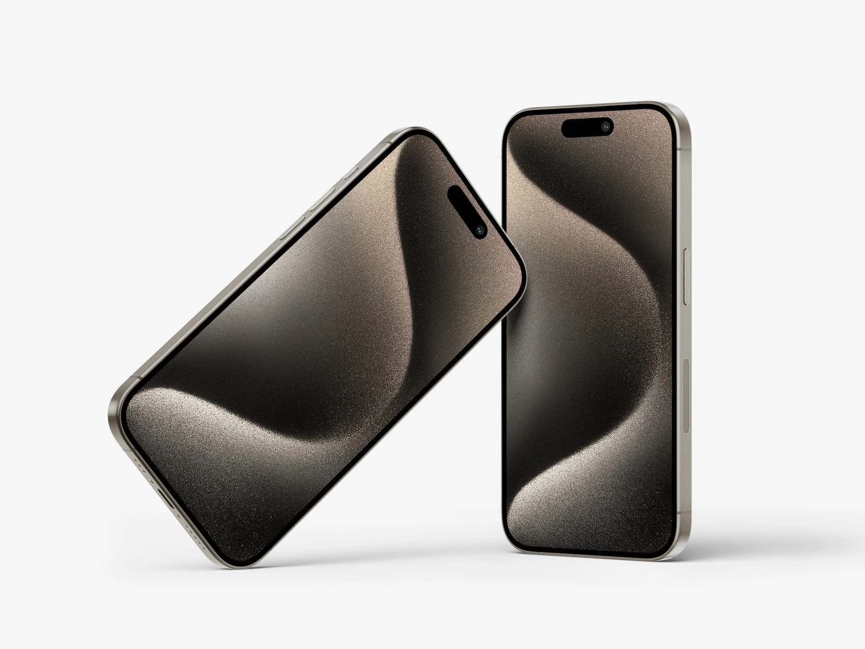 Free iPhone 15 Pro Mockup 3