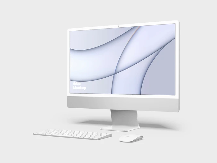 iMac 24-inch Mockups, 06