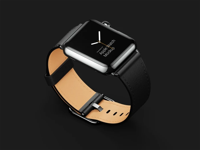 Apple Watch Mockups in Different Materials 3