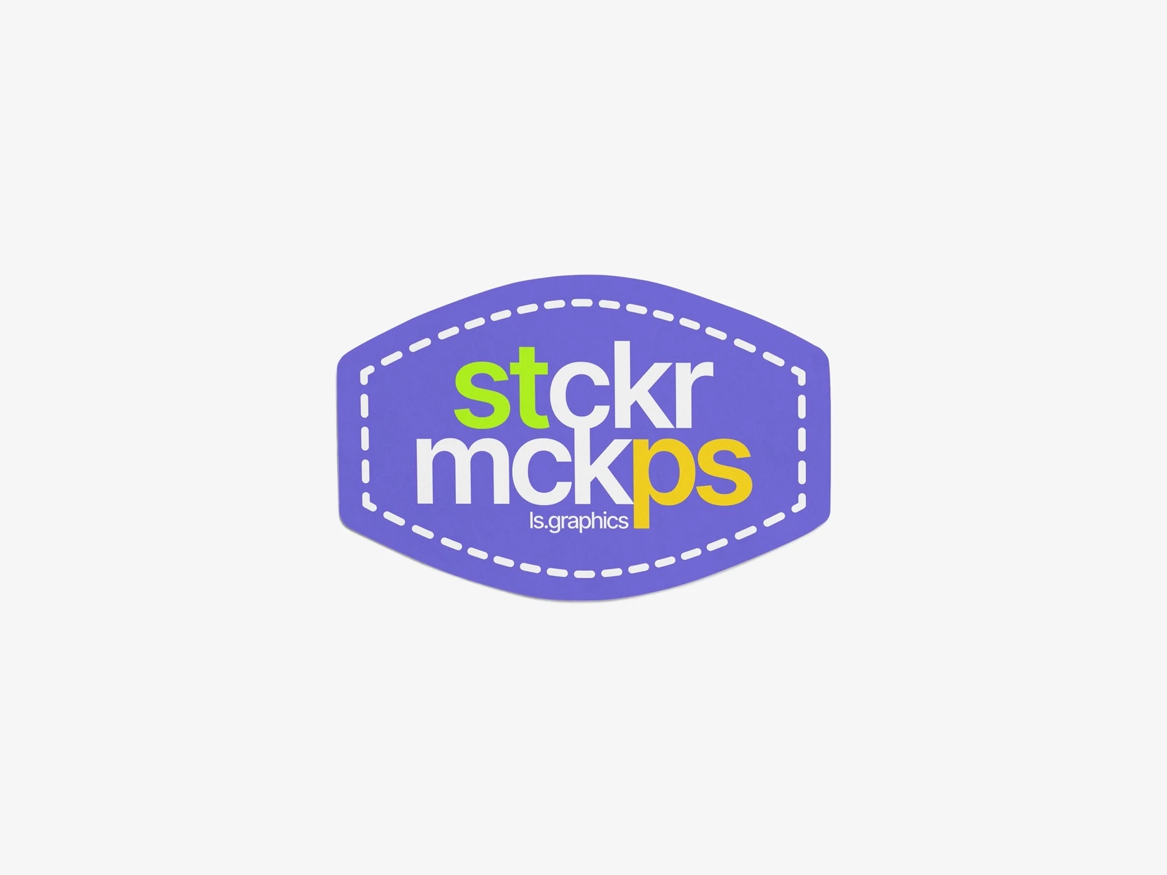 Torn Sticker Mockup, Scene 03 1