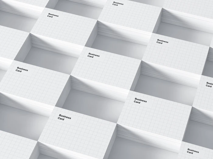 Business Card Mockups, EU-Angled, 02