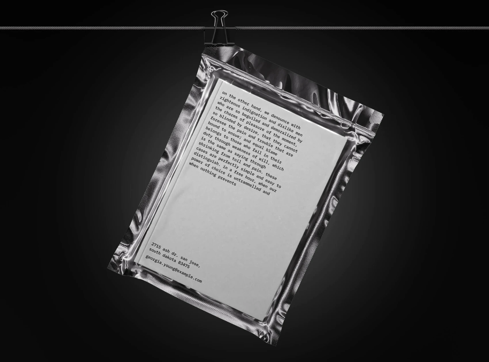 Free Magazine Mockup in Plastic Package 1