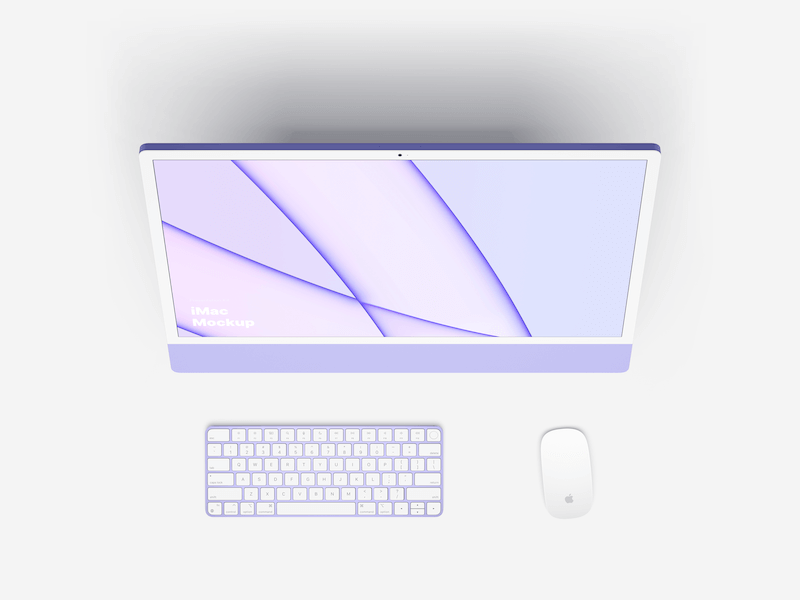 iMac 24-inch Mockups, 10