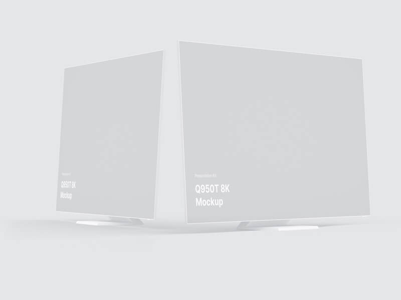 Samsung TV Clay Mockups (Q950T 8K), 07