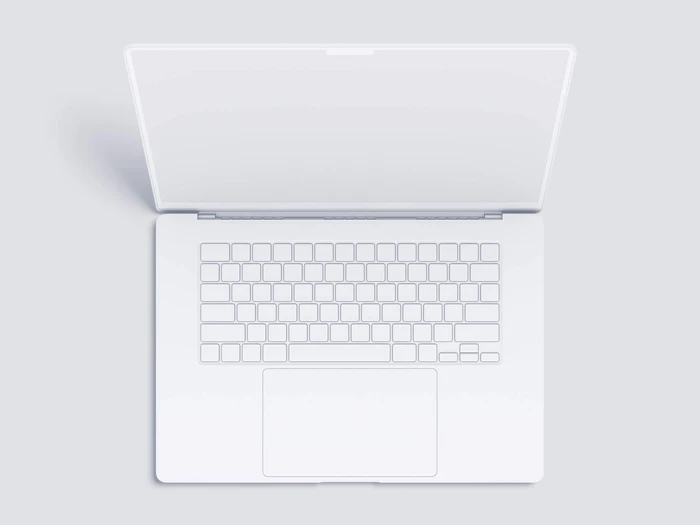 MacBook Pro 16 inch Clay Mockups, 03