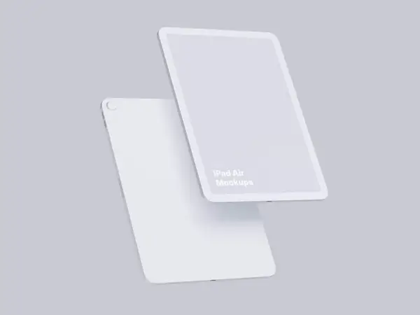 iPad Air (2020) Clay Mockups, 06