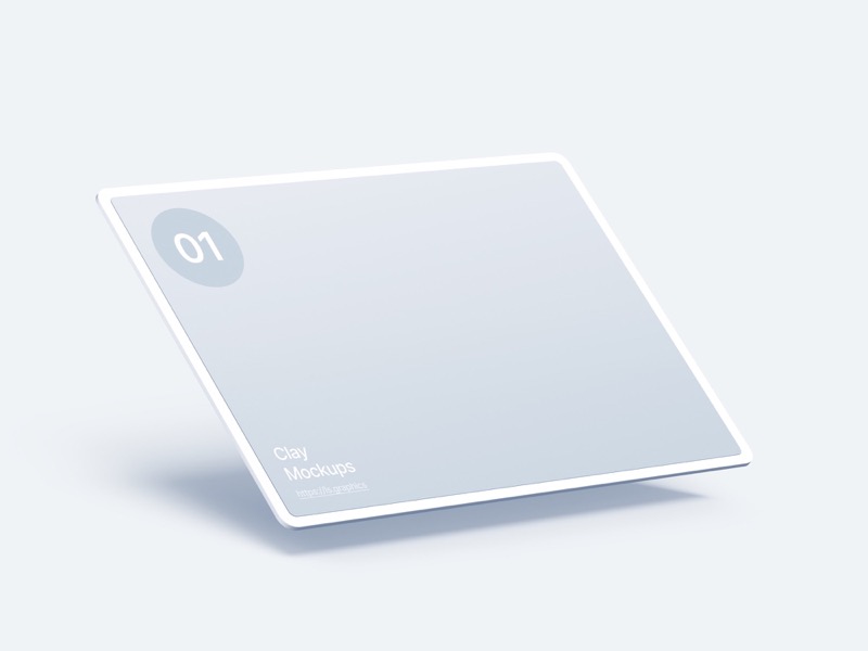 Monitor Clay Mockups, 08