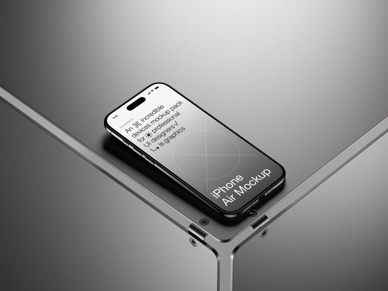 AH Mockup, iPhone Air, Scene 14