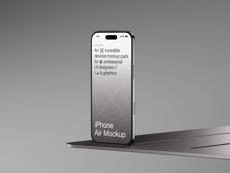 AH Mockup, iPhone Air, Scene 11