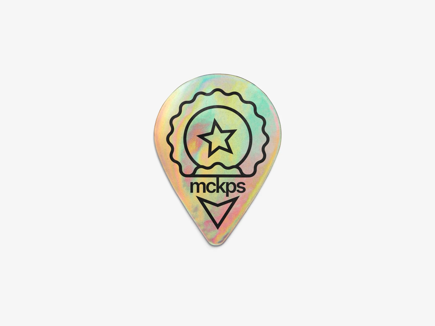 Holographic Sticker Mockup, Scene 17 1