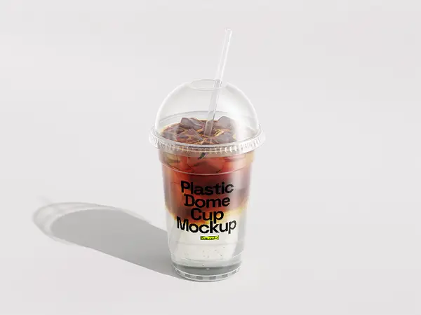 Free Transparent Cup Mockup