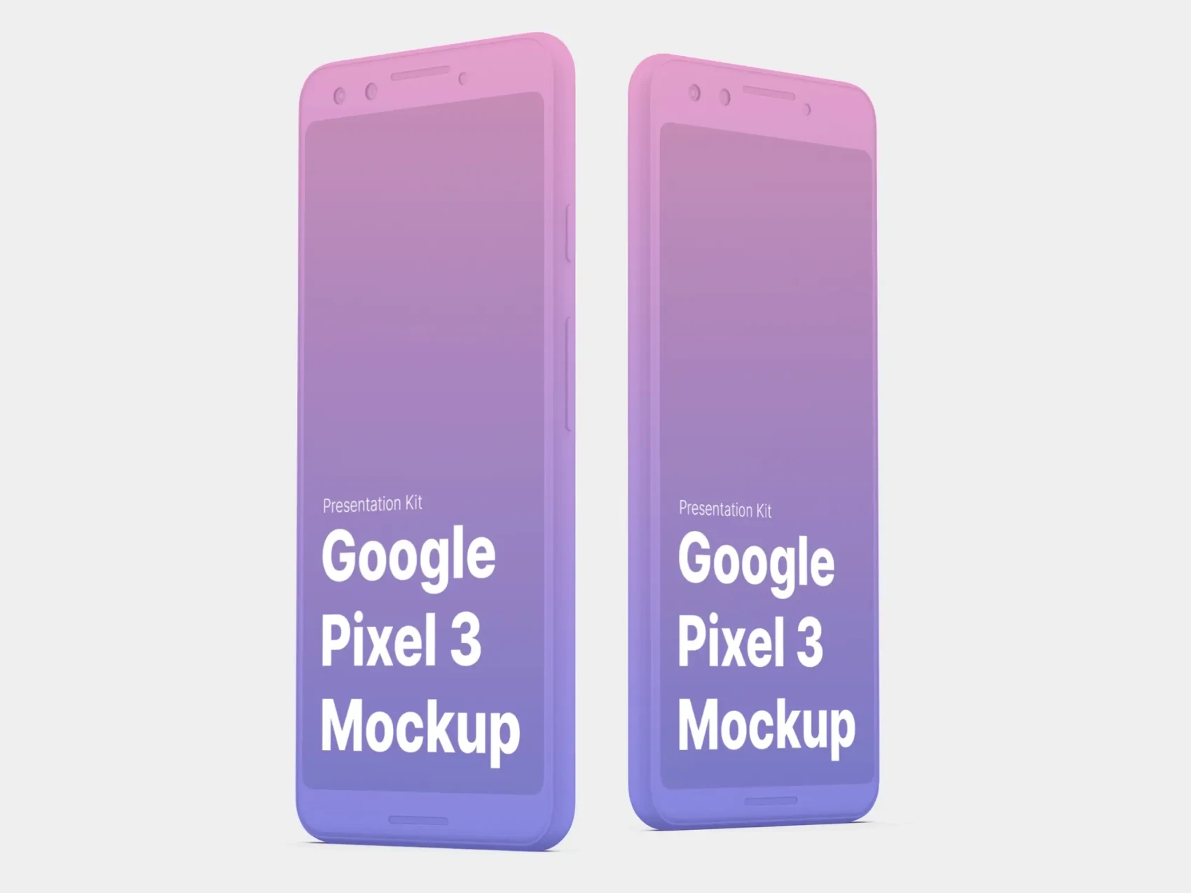 Google Pixel 3, Google Pixel 3 XL Mockups 77