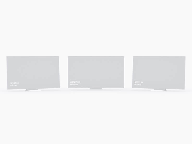Samsung TV Clay Mockups (Q950T 8K), 05