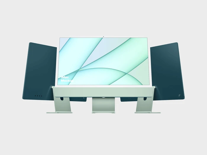 iMac 24-inch Mockups, 07