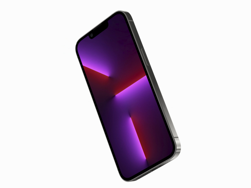 iPhone 13 Pro Looped, Animated Mockup, 03