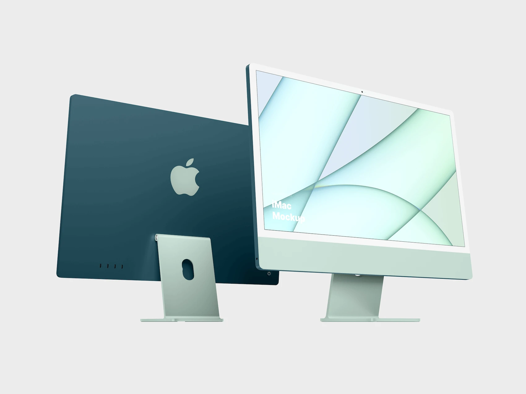 iMac 24-inch Mockups, 13 6