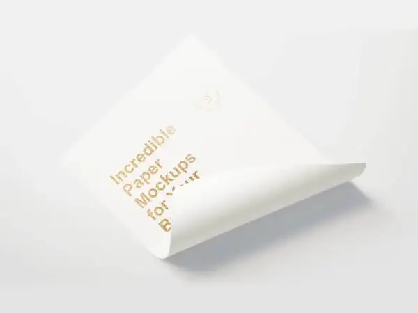 Branding Paper Mockup [PSD]