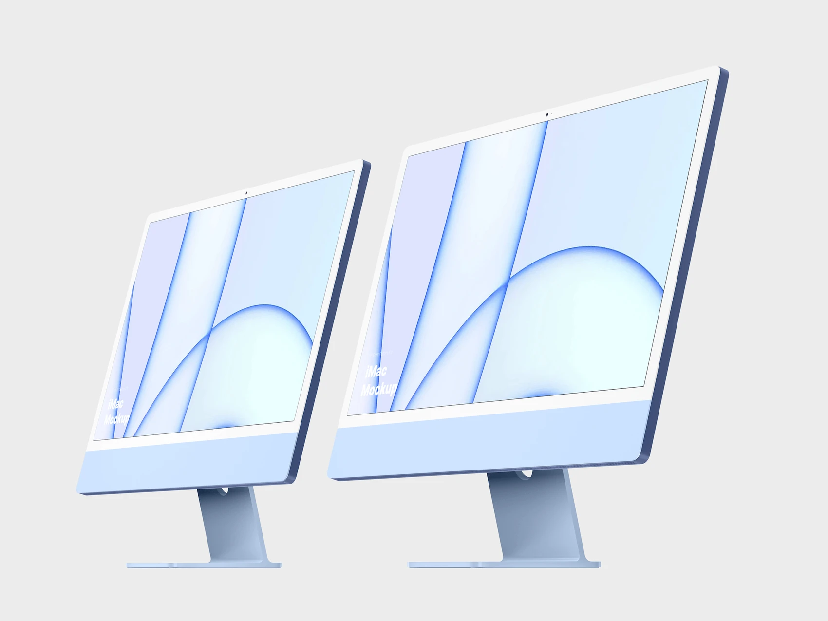 iMac 24-inch Mockups, 11 7