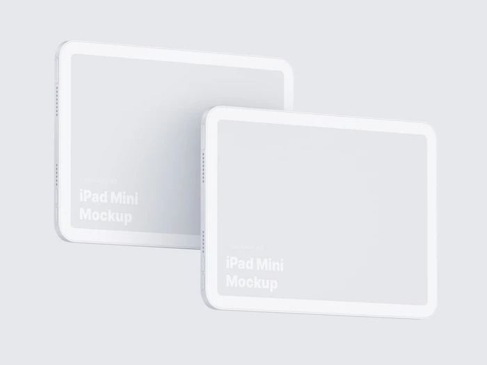iPad Mini Clay Mockups, 10