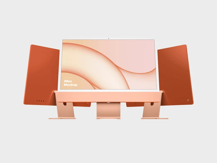 iMac 24-inch Mockups, 07