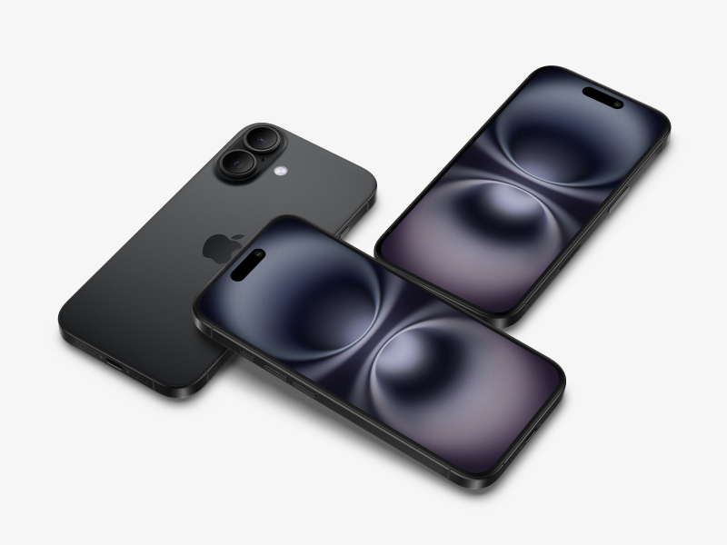 iPhone 16 Mockup, Scene 04