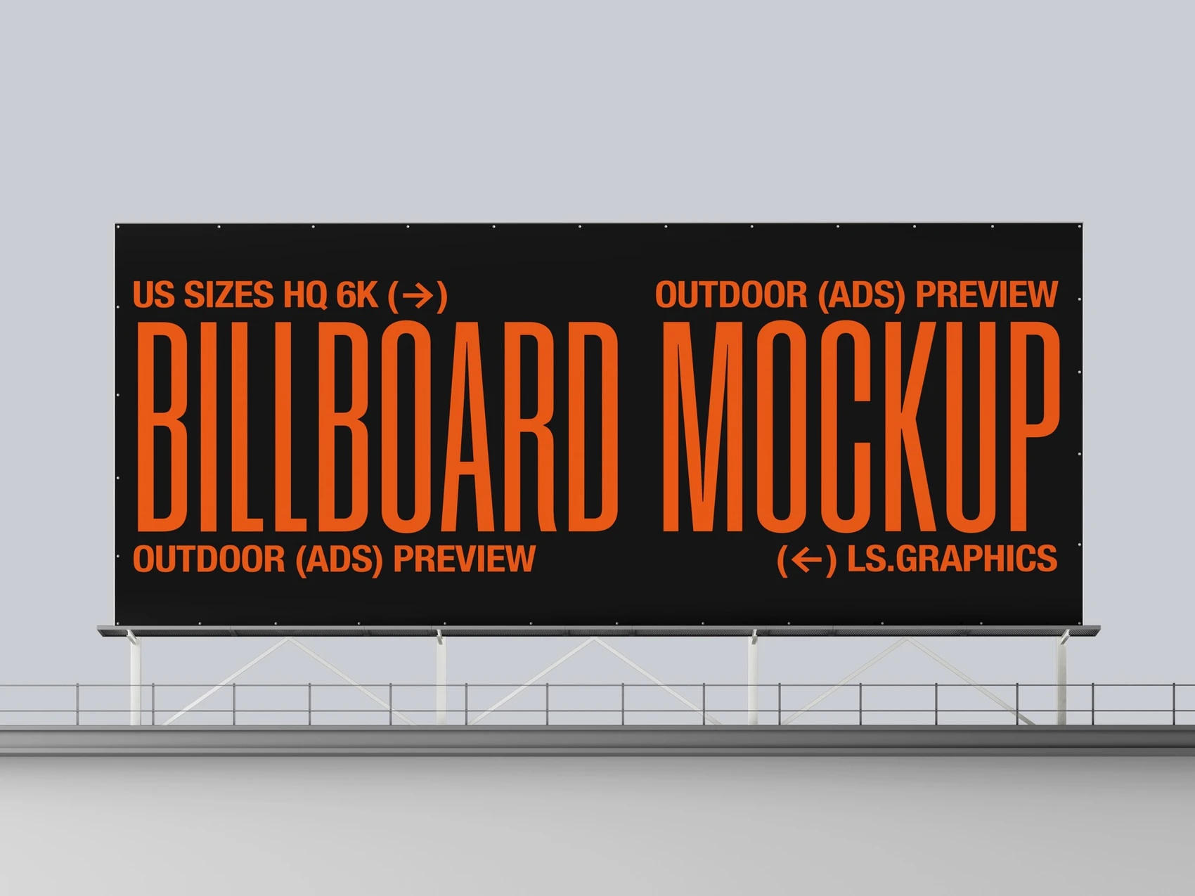 Billboard Mockup, Isolated, US Scene 12 1