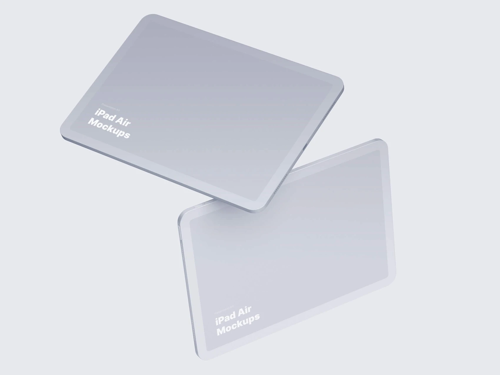 iPad Air (2020) Clay Mockups, 09 1