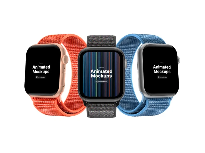 Apple Watch Animated Mockups, 01