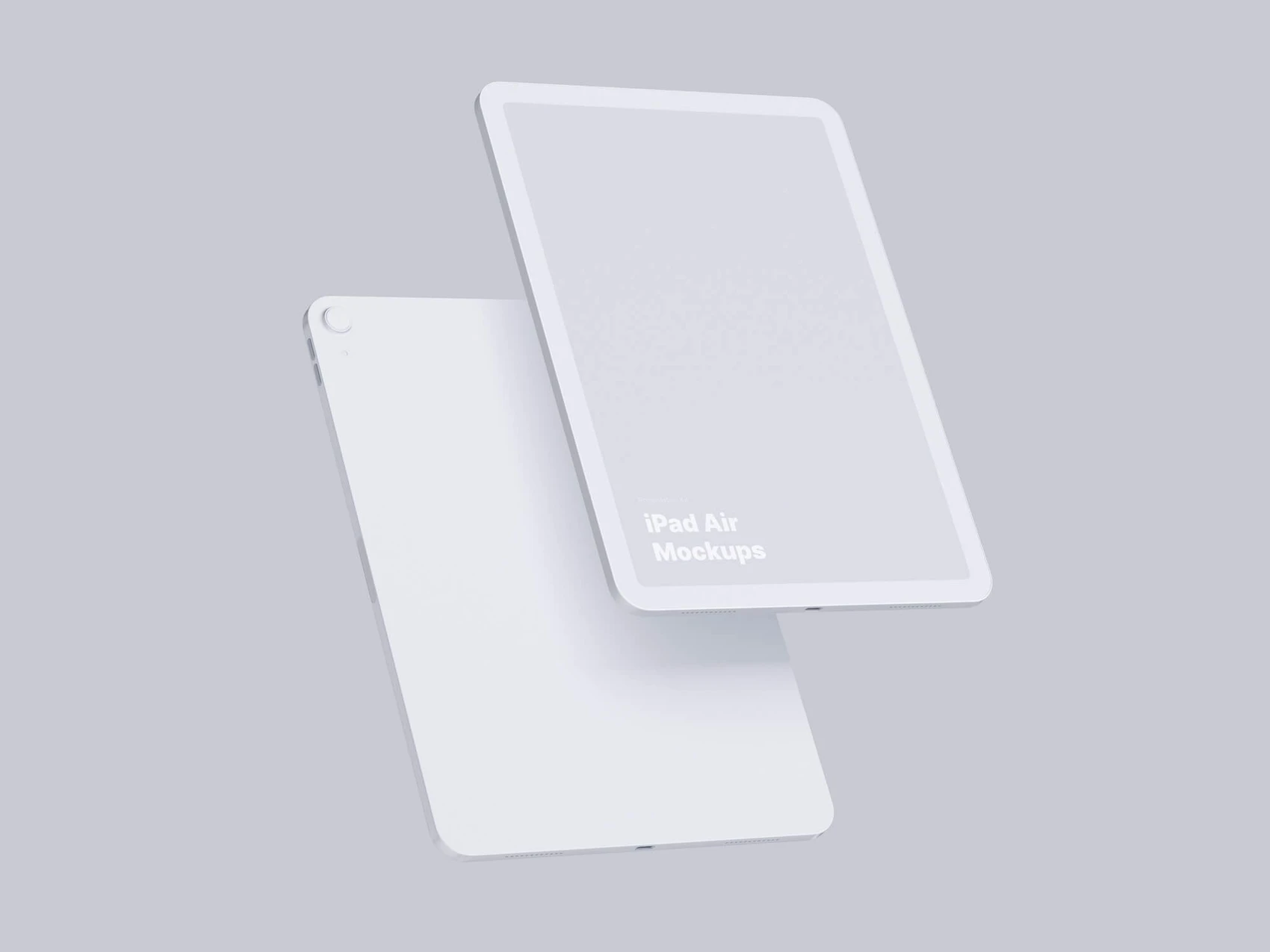 iPad Air (2020) Clay Mockups, 06 1